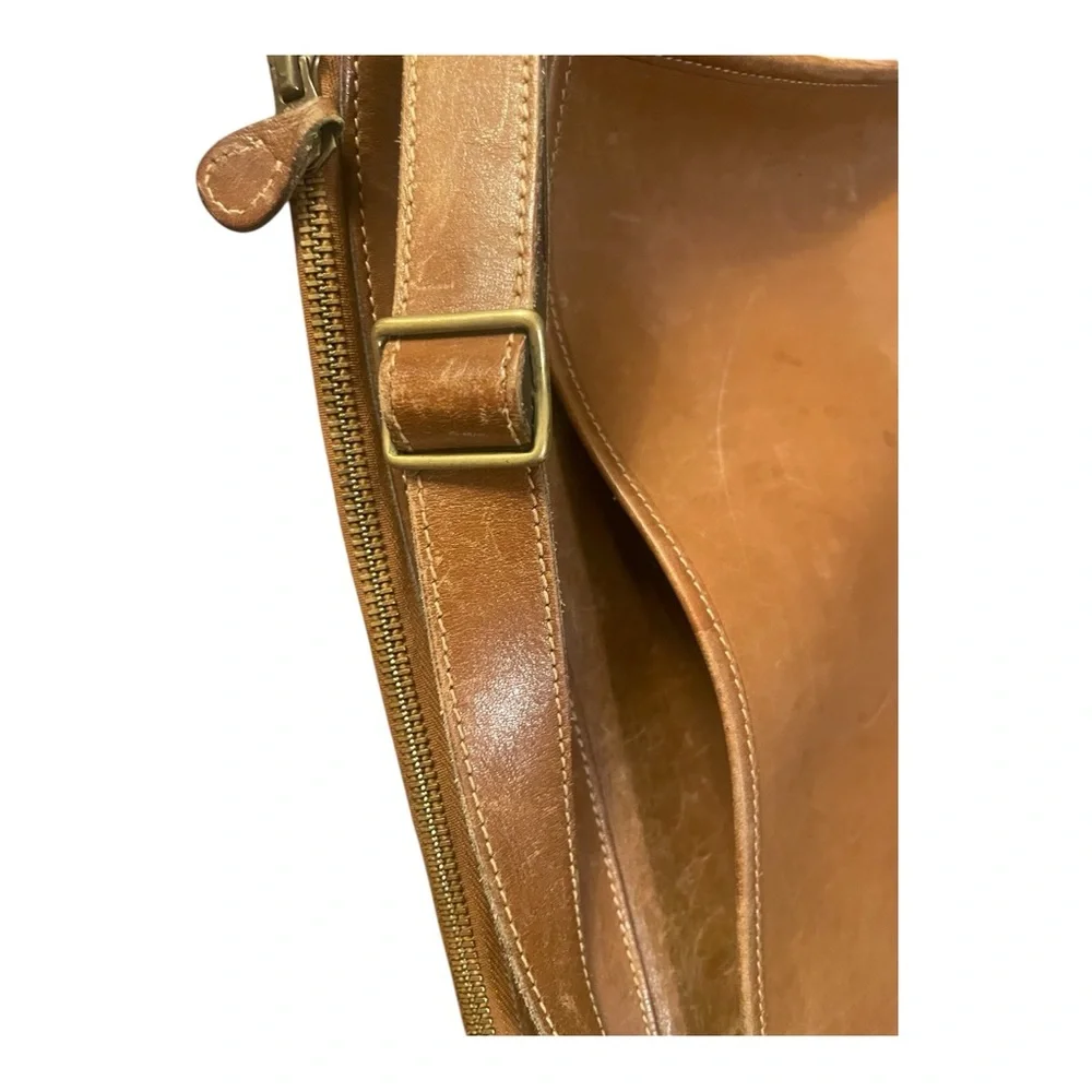 GHURKA No 8 Marley Hodgson The Courier Leather Messenger Bag Briefcase Brown VTG